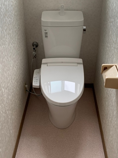 トイレ交換・床CF貼り替えリフォーム@浜松市南区I様邸