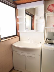 洗面化粧台リフォーム@浜松市東区W様邸