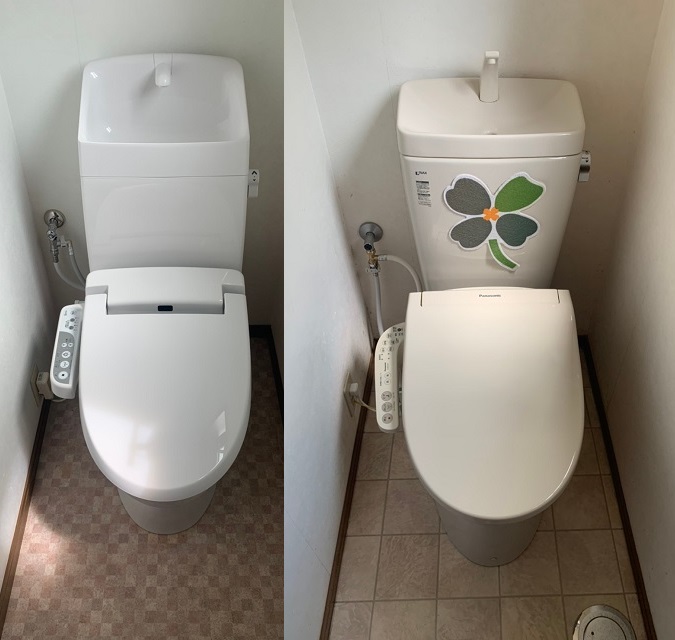 2階トイレ交換＆1階トイレ便座交換リフォーム@浜松市西区U様邸